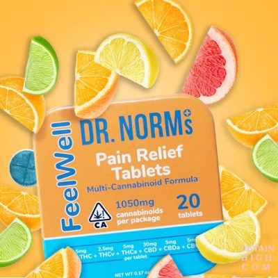 FeelWell Pain Relief Tablets by Dr. Norm’s obtain high